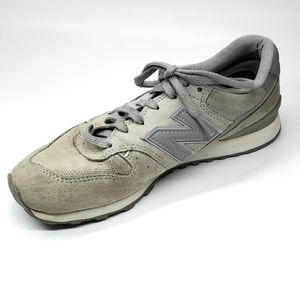 New Balance 696 Gray Suede Sneakers 7